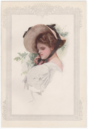 Bachelor Belles by Harrison Fisher (1908)